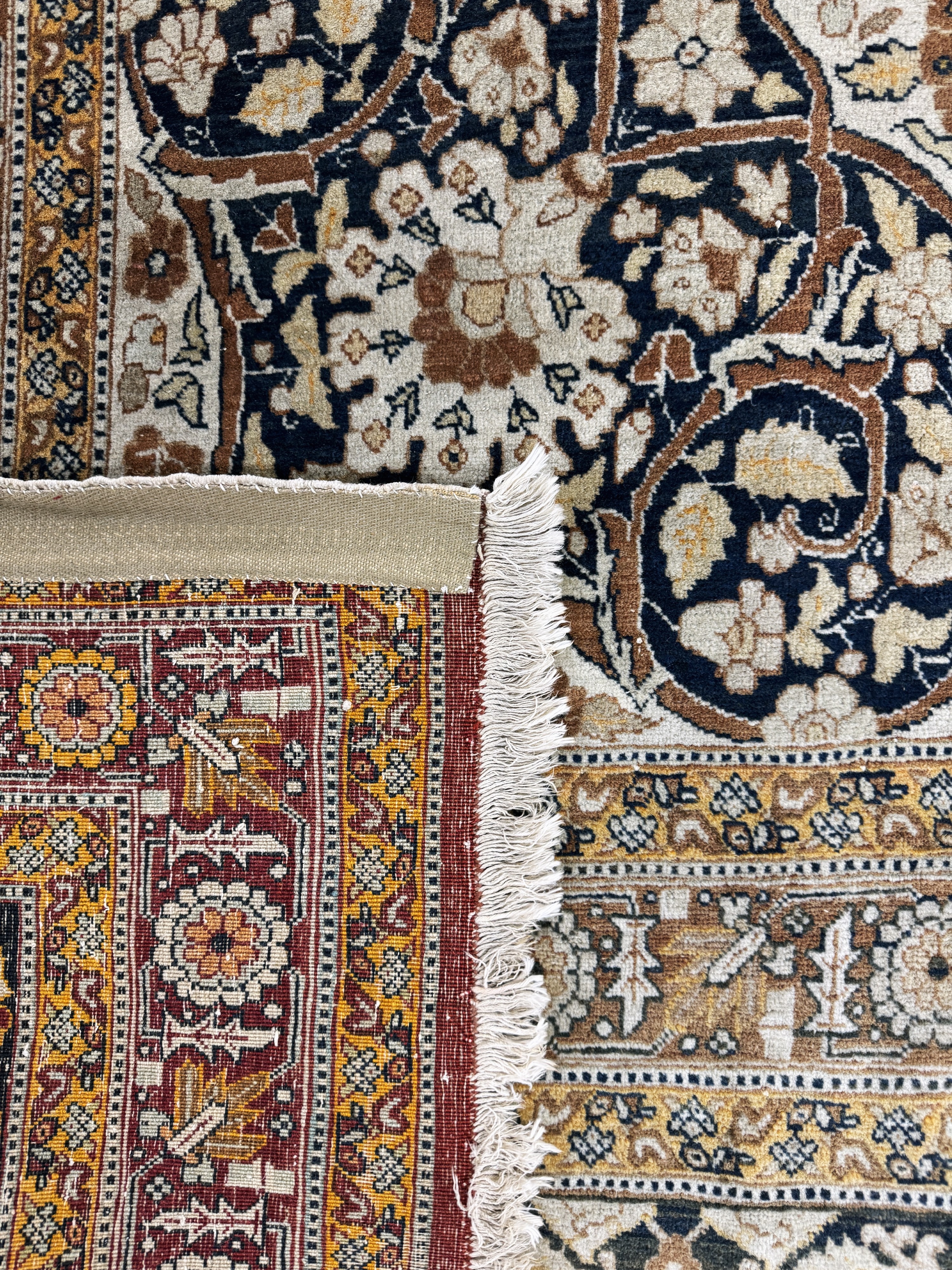 Detail m: Täbriz"Hadji-Jalili"antik, Persien, um 1900, Wolle auf Baumwolle, ca. 550 x 370 cm, EHZ: 3, (kleine Restaurierungen)