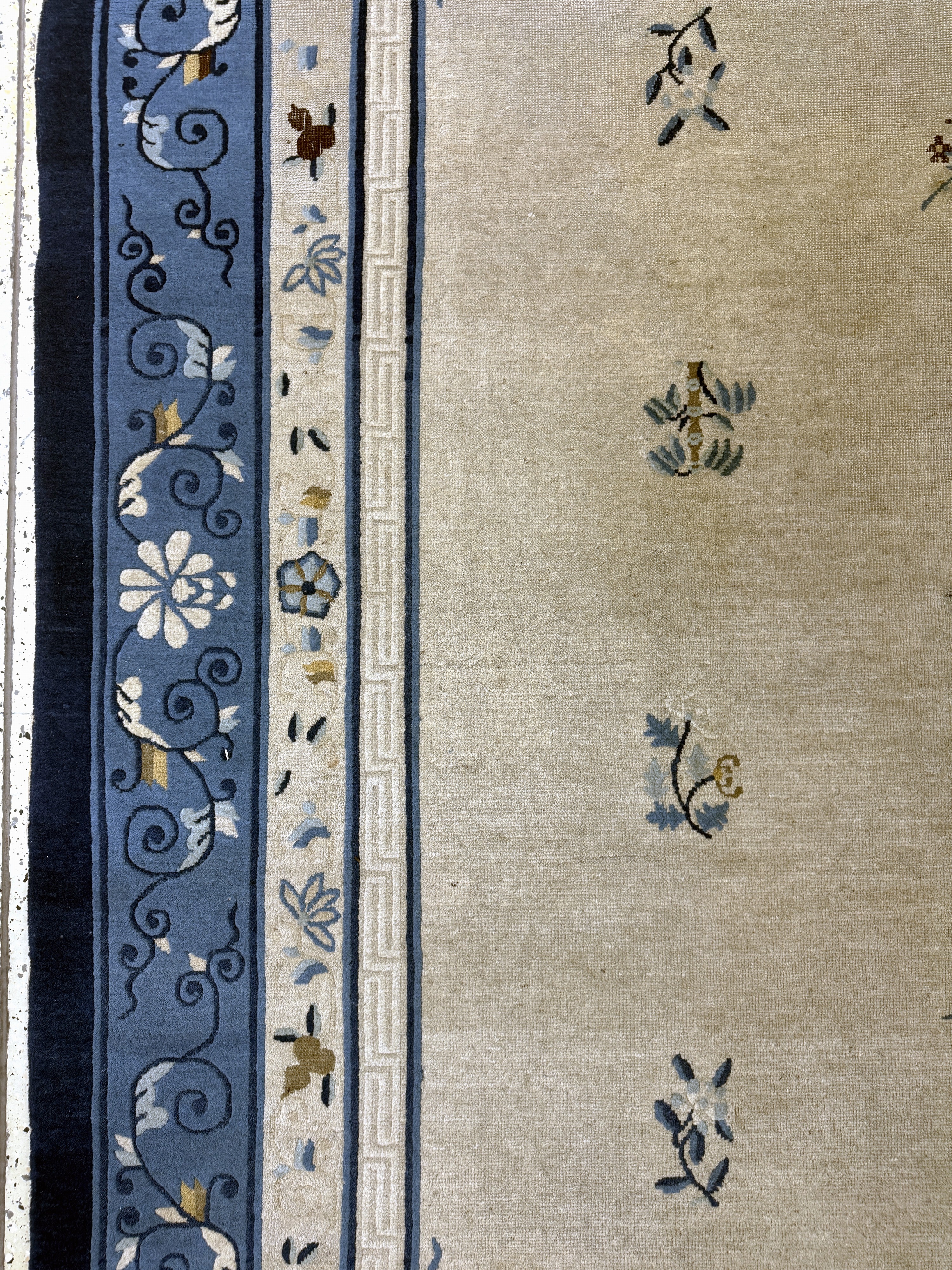 Detail c: Peking antik, China, um 1900, Wolle auf Baumwolle, ca. 350 x 277 cm, gereinigt, EHZ: 3