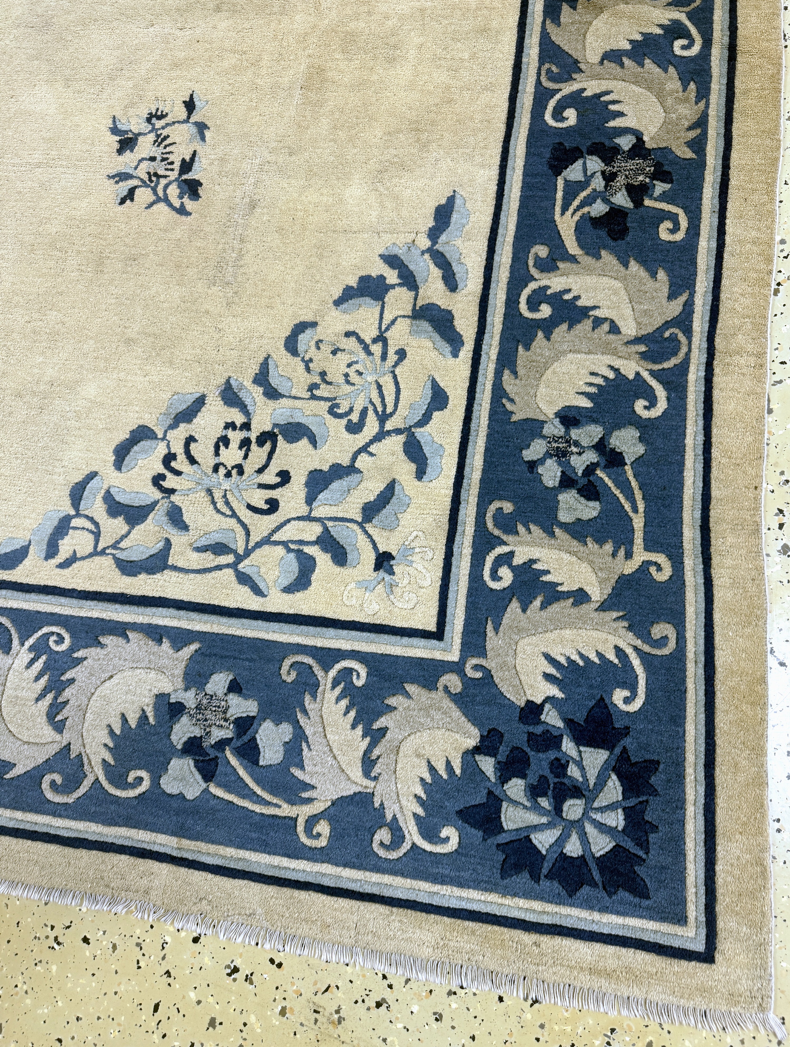 Detail a: Peking antik, China, um 1900, Wolle auf Baumwolle, ca. 340 x 270 cm, gereinigt, EHZ: 3(restauriert)