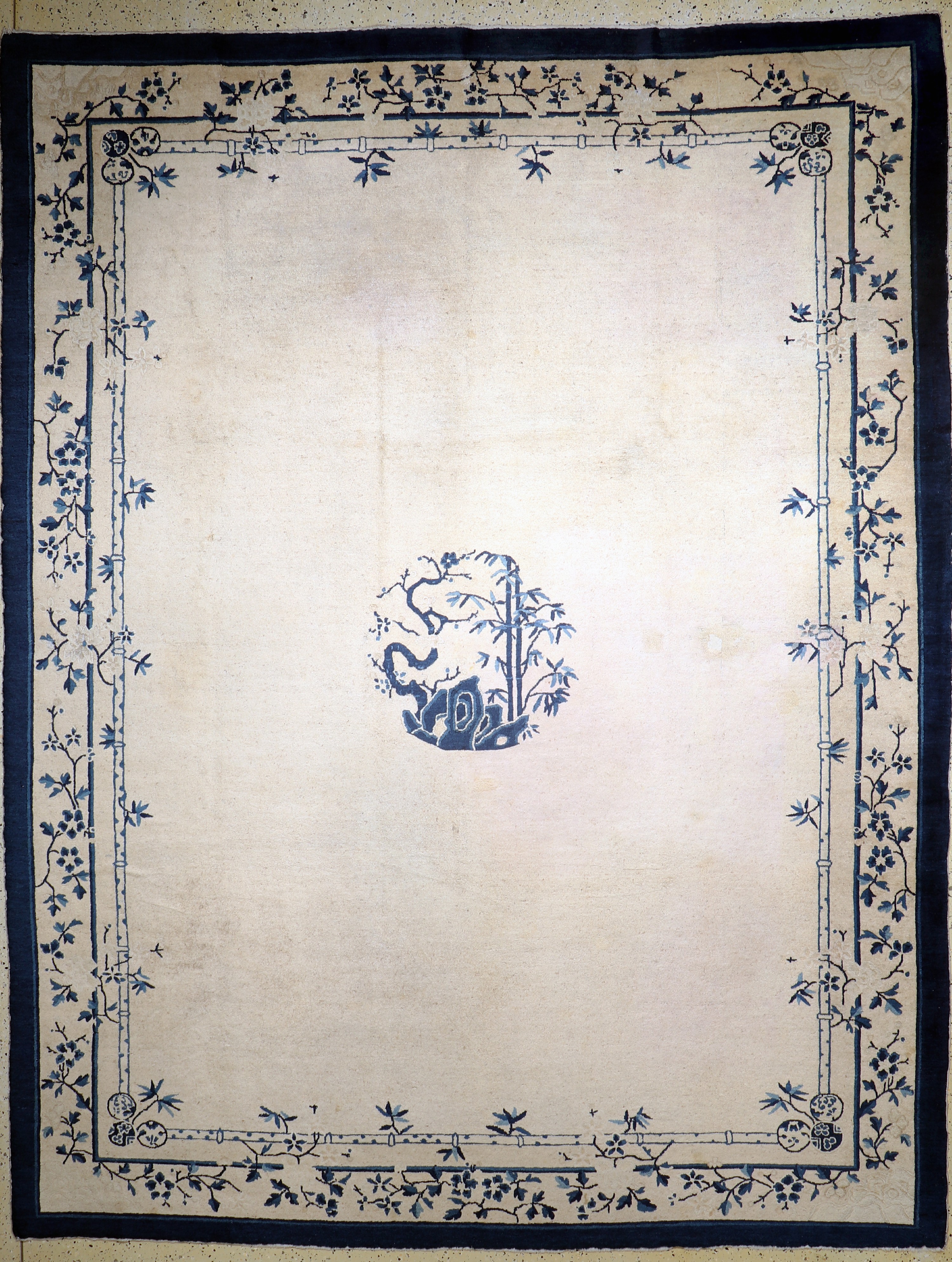 Image 27112228 - Peking antik, China, um 1900, Wolle auf Baumwolle, ca. 350 x 267 cm, gereinigt, EHZ: ...