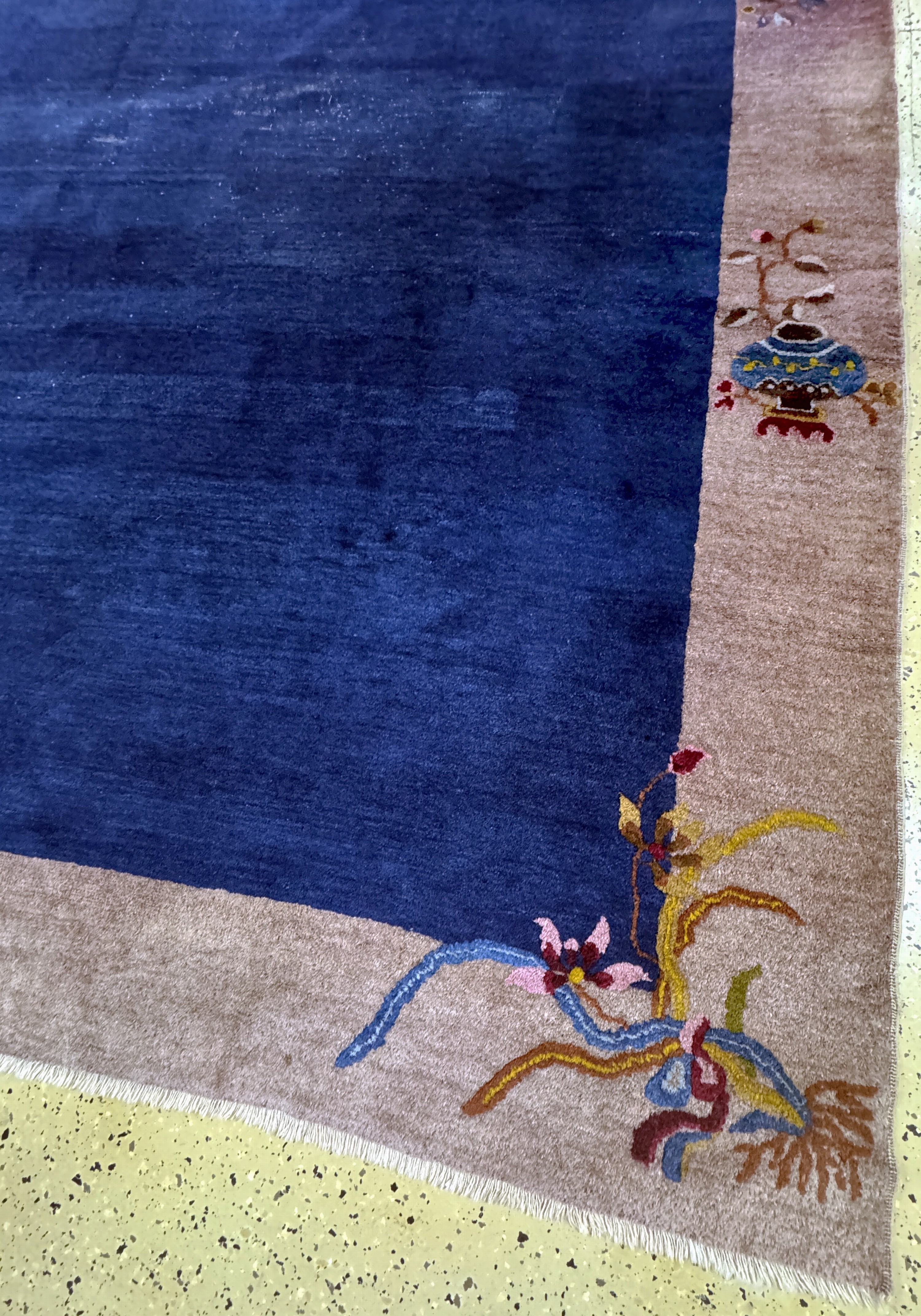 Detail a: Peking antik, China, um 1900, Wolle auf Baumwolle, ca. 347 x 277 cm, EHZ: 3-4