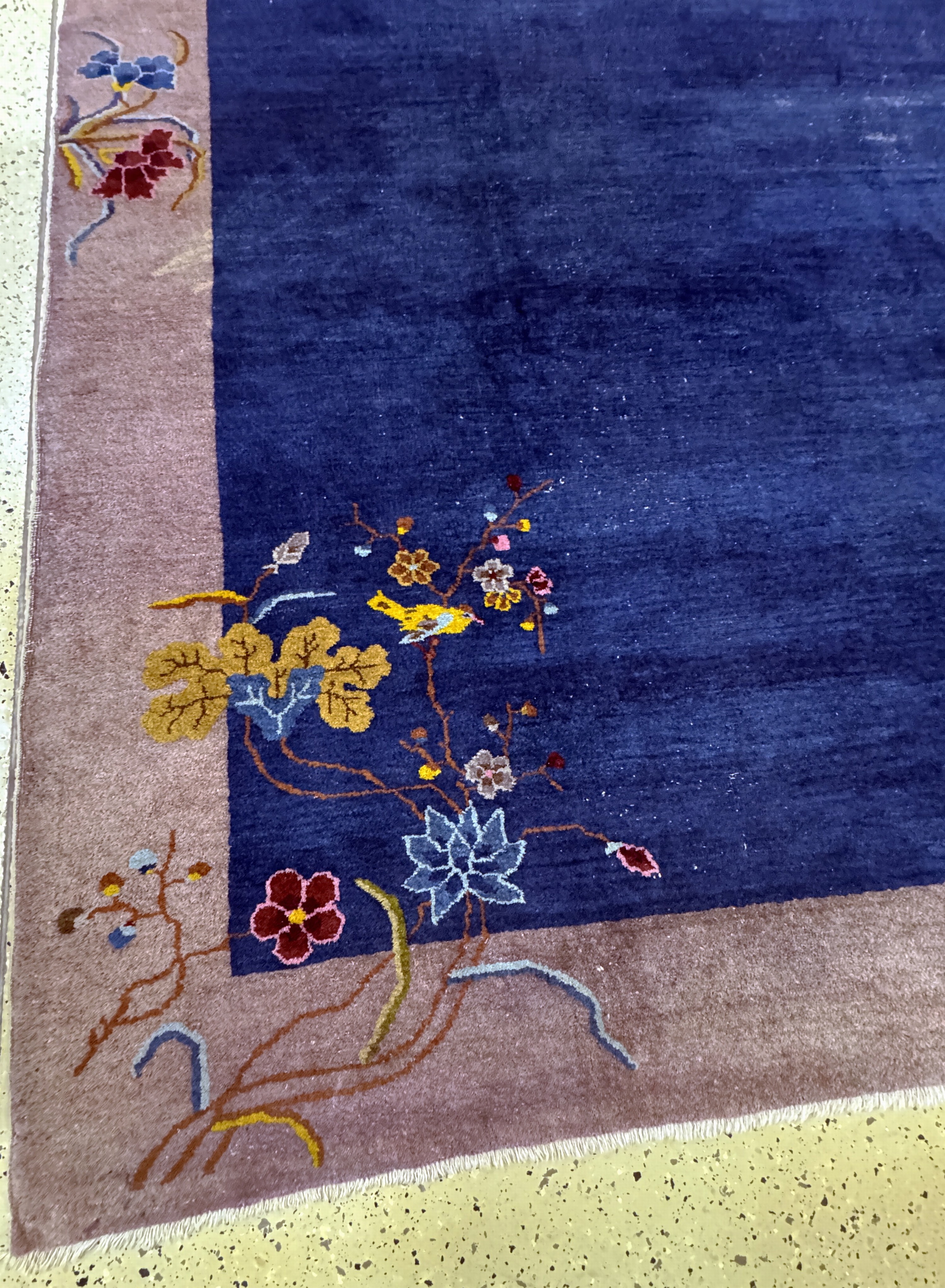 Detail b: Peking antik, China, um 1900, Wolle auf Baumwolle, ca. 347 x 277 cm, EHZ: 3-4