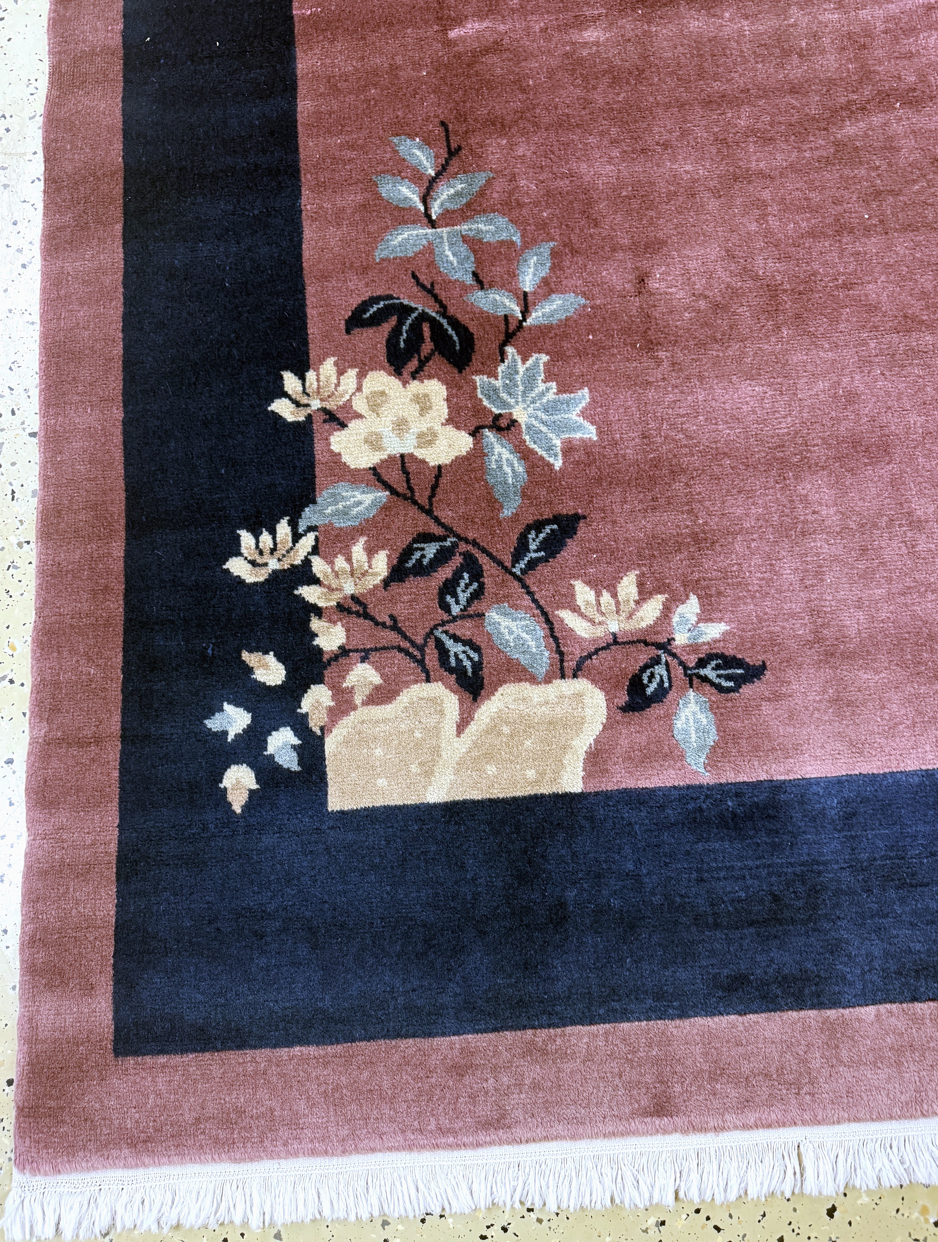 Detail b: Peking, China, Ende 20.Jhd, Wolle auf Baumwolle, ca. 300 x 200 cm, EHZ: 2