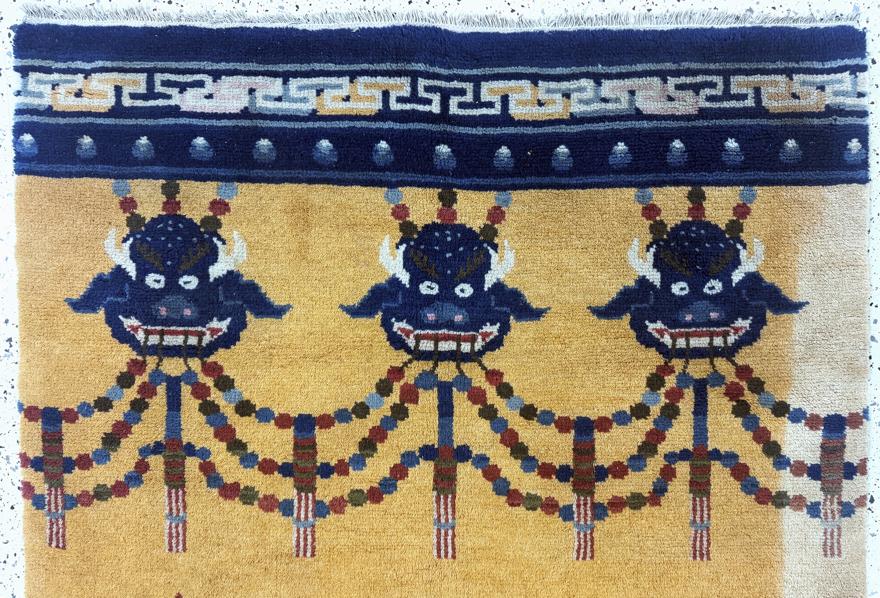 Detail a: Ning-Hsia antik, China, um 1900, Wolle auf Baumwolle, ca. 230 x 122 cm, EHZ: 2