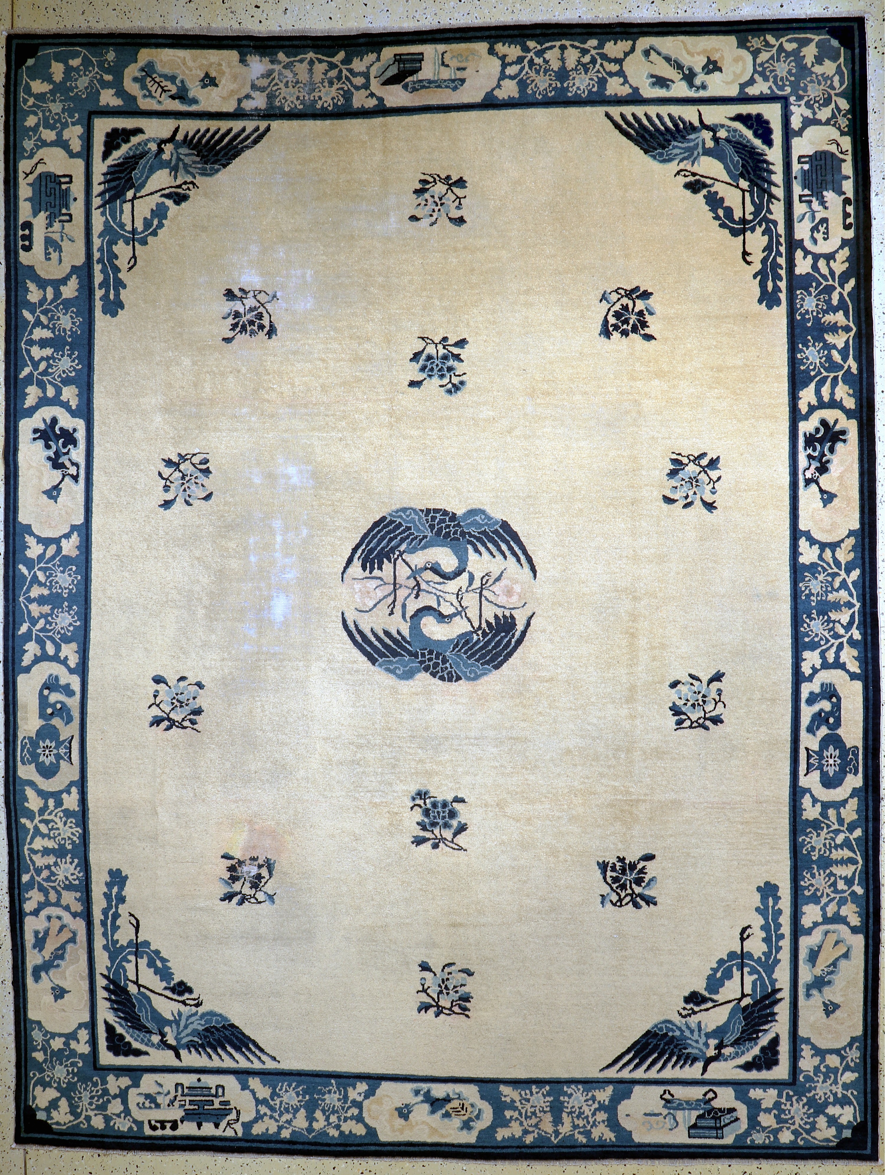 Image 27112238 - Peking antik, China, um 1900, Wolle auf Baumwolle, ca. 340 x 260 cm, gereinigt, EHZ: 4 ...