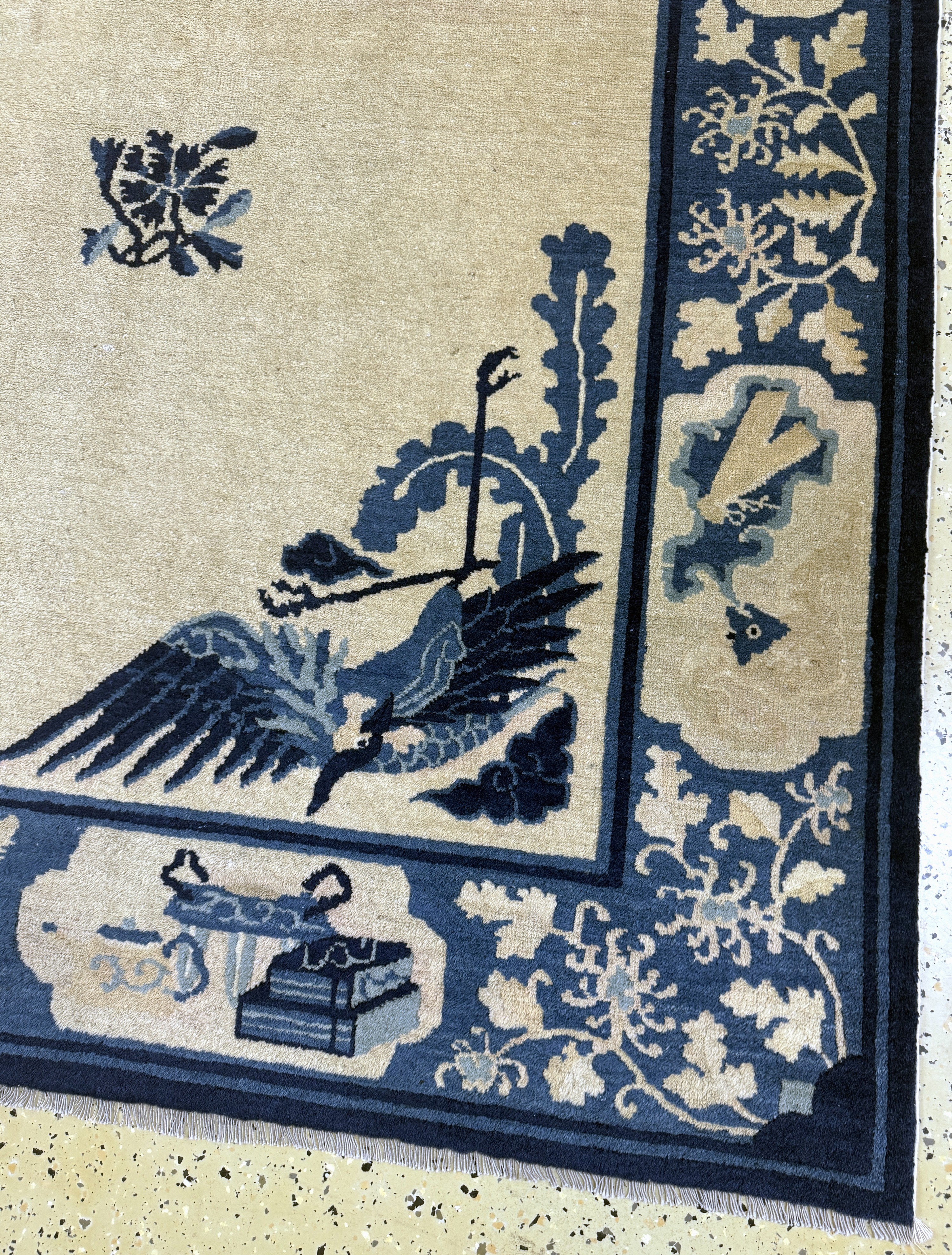 Detail a: Peking antik, China, um 1900, Wolle auf Baumwolle, ca. 340 x 260 cm, gereinigt, EHZ: 4