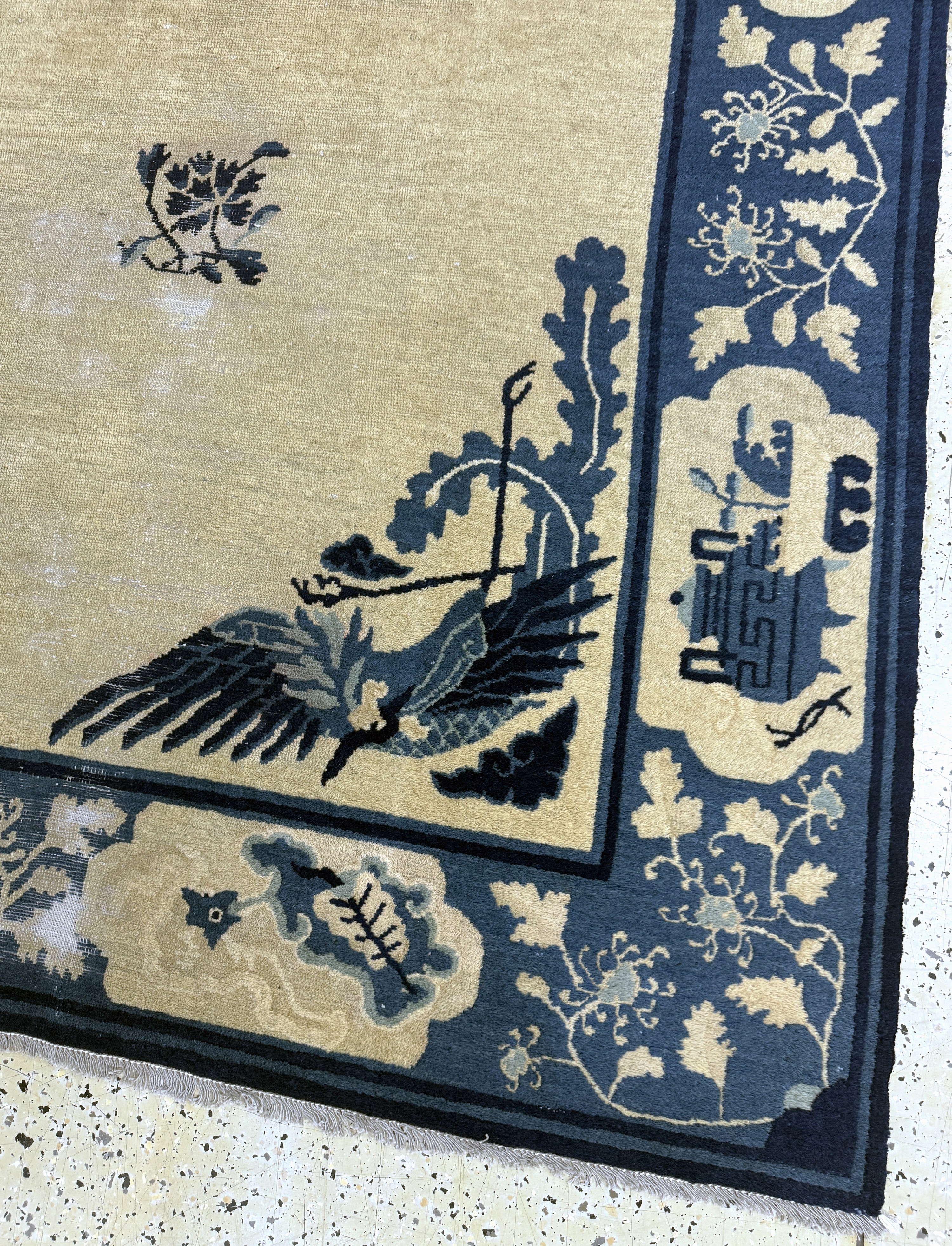 Detail f: Peking antik, China, um 1900, Wolle auf Baumwolle, ca. 340 x 260 cm, gereinigt, EHZ: 4