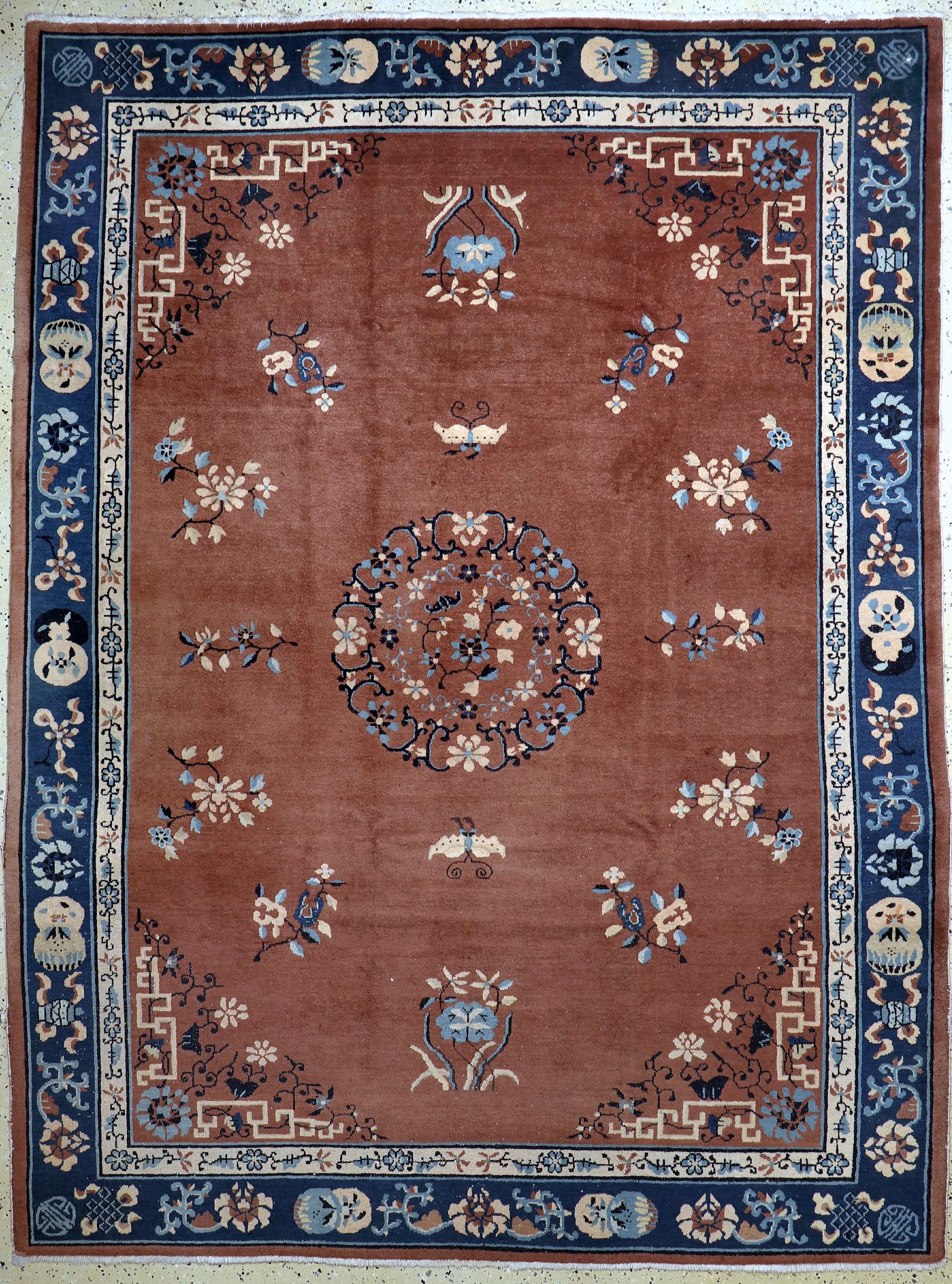 Image 27112242 - Peking antik, China, um 1900, Wolle auf Baumwolle, ca. 295 x 220 cm, leichter ...
