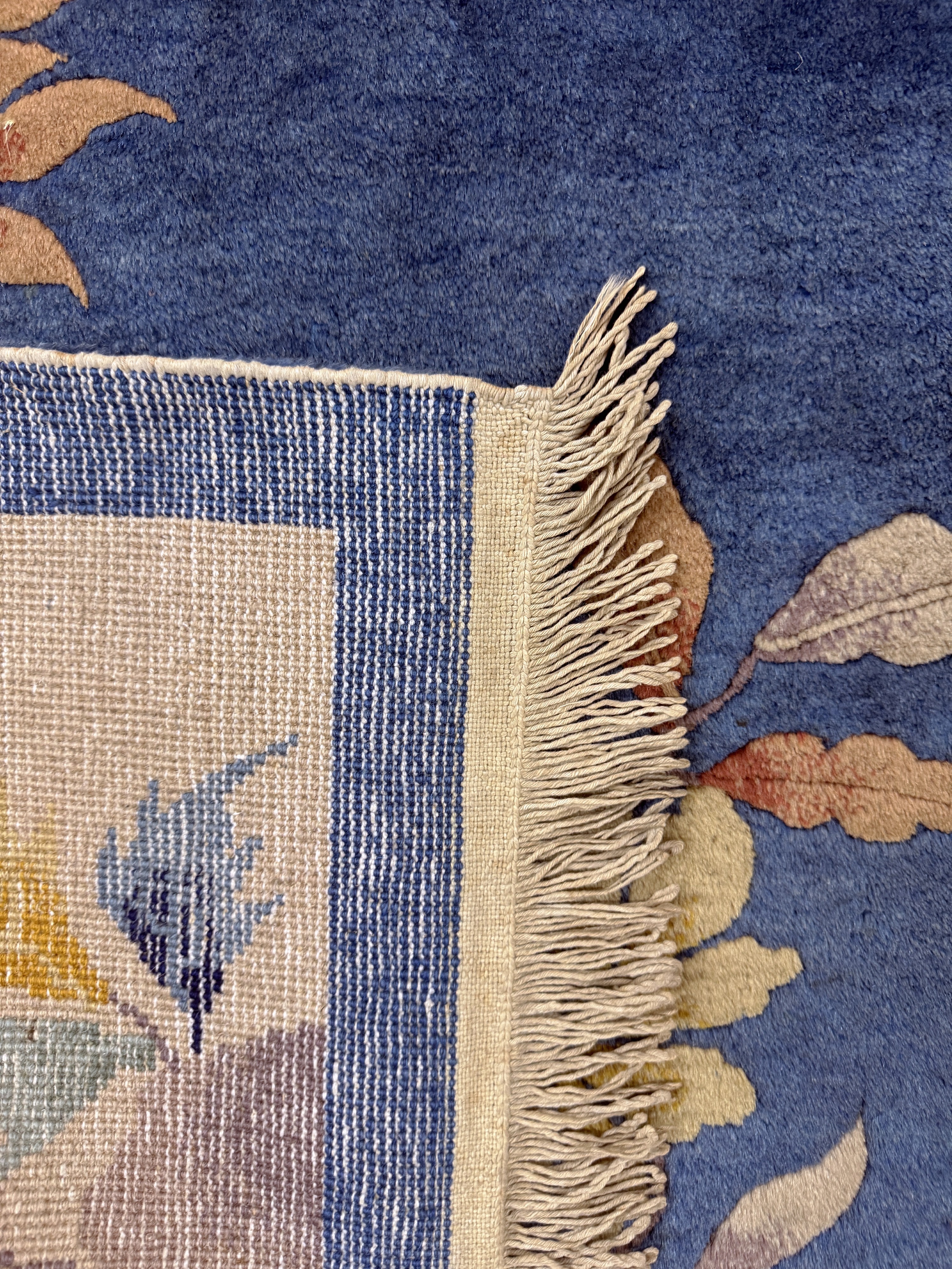 Detail f: Peking antik, China, um 1900, Wolle auf Baumwolle, ca. 270 x 180 cm, Reinigungsbedürftig, EHZ: 2
