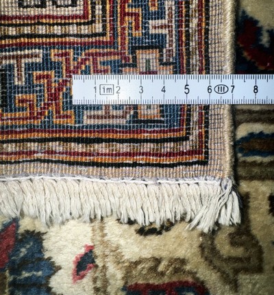 27112210f - Keschan fein alt, Persien, Mitte 20.Jhd, Wolle auf Baumwolle, ca. 210 x 135 cm, EHZ: ...