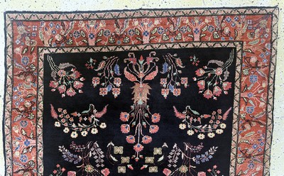 27112213a - Sarogh´Mohajeran´antik, Persien, um 1900, Korkwolle auf Baumwolle, ca. 200 x 130 cm, ...