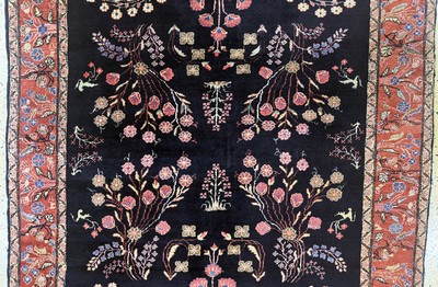 27112213b - Sarogh´Mohajeran´antik, Persien, um 1900, Korkwolle auf Baumwolle, ca. 200 x 130 cm, ...