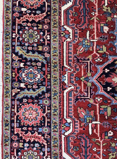 27112215d - Heriz alt, Persien, Anfang 20.Jhd, Wolle auf Baumwolle, ca. 330 x 240 cm, EHZ: 2, ...