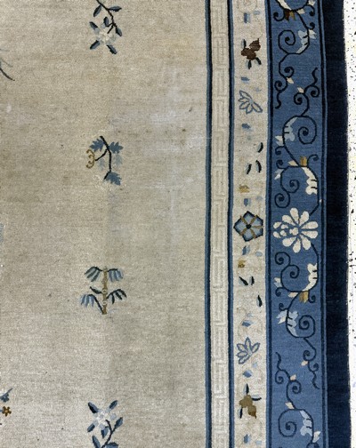 27112225e - Peking antik, China, um 1900, Wolle auf Baumwolle, ca. 350 x 277 cm, gereinigt, EHZ: 3 ...