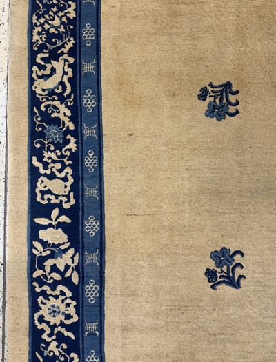 27112227d - Peking antik, China, um 1900, Wolle auf Baumwolle, ca. 350 x 273 cm, gereinigt, EHZ: ...