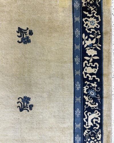 27112227f - Peking antik, China, um 1900, Wolle auf Baumwolle, ca. 350 x 273 cm, gereinigt, EHZ: ...