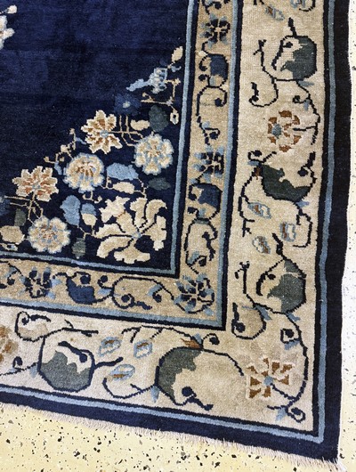27112232a - Peking antique, China, around 1900, wool on cotton, approx. 357 x 270 cm, condition: 4, ...