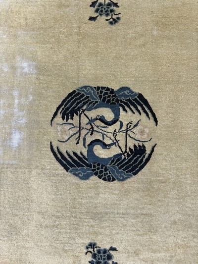 27112238d - Peking antik, China, um 1900, Wolle auf Baumwolle, ca. 340 x 260 cm, gereinigt, EHZ: 4 ...