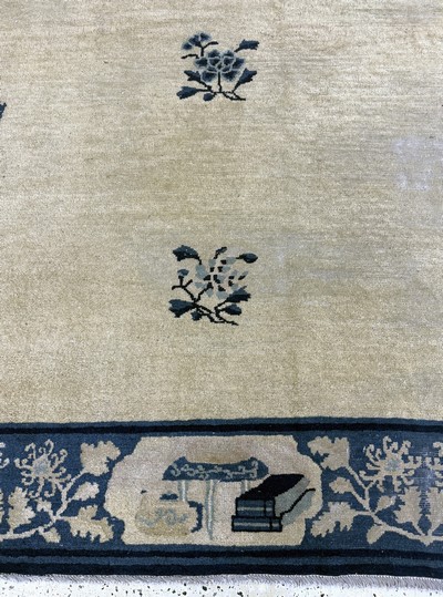 27112238g - Peking antik, China, um 1900, Wolle auf Baumwolle, ca. 340 x 260 cm, gereinigt, EHZ: 4 ...
