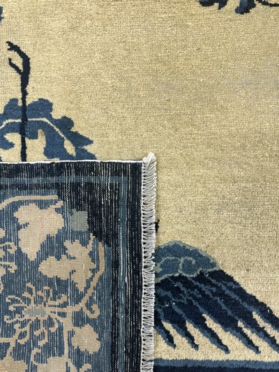 27112238j - Peking antik, China, um 1900, Wolle auf Baumwolle, ca. 340 x 260 cm, gereinigt, EHZ: 4 ...