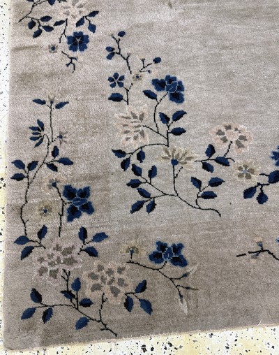 27112239h - Peking antik, China, um 1900, Wolle auf Baumwolle, ca. 292 x 252 cm, EHZ: 4 ...