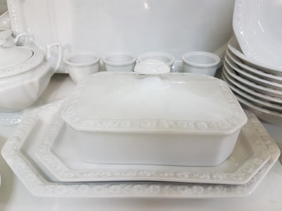 27112240g - Kaffeeservice, Rosenthal, 20. Jh., , Maria weiß, Kaffeekanne, Zuckerdose, ...
