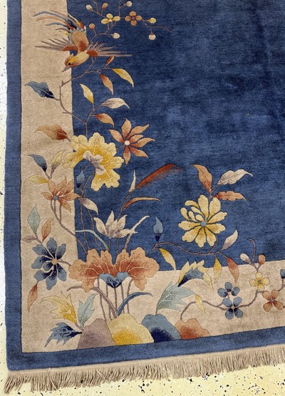 27112243b - Peking antik, China, um 1900, Wolle auf Baumwolle, ca. 270 x 180 cm, ...