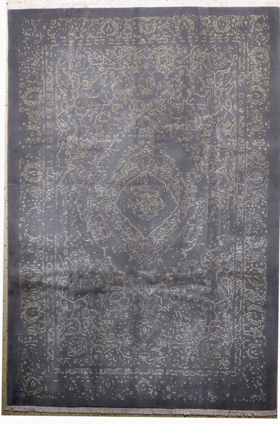 Image Nepal Sehr fein, Neu, Korkwolle mit Seide, ca. 290 x 202 cm Schätzpreis: 4900, - EUR