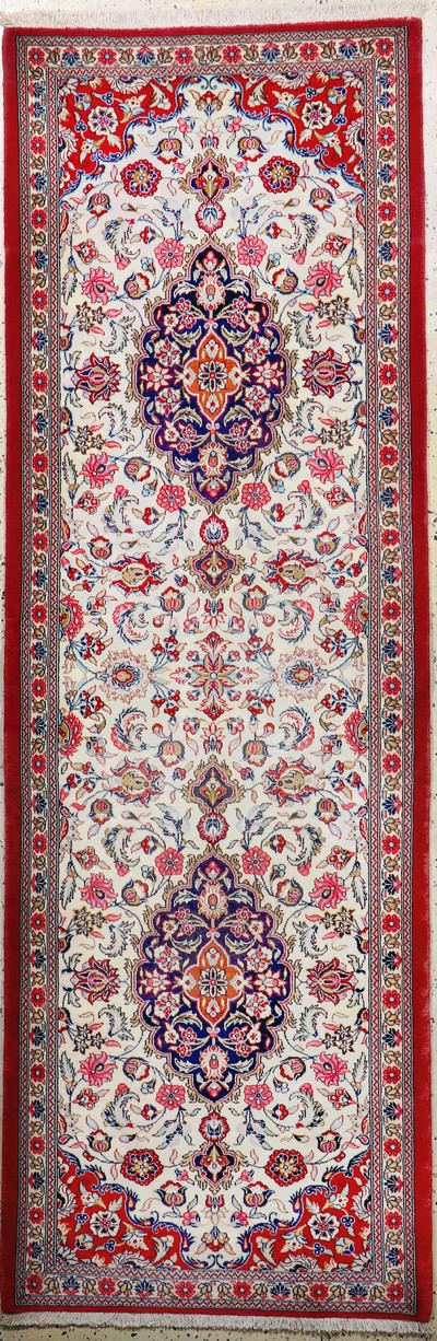 Image Ghom Kork, Persien, Neuwertig, Korkwolle, ca. 233 x 78 cm Schätzpreis: 890, - EUR