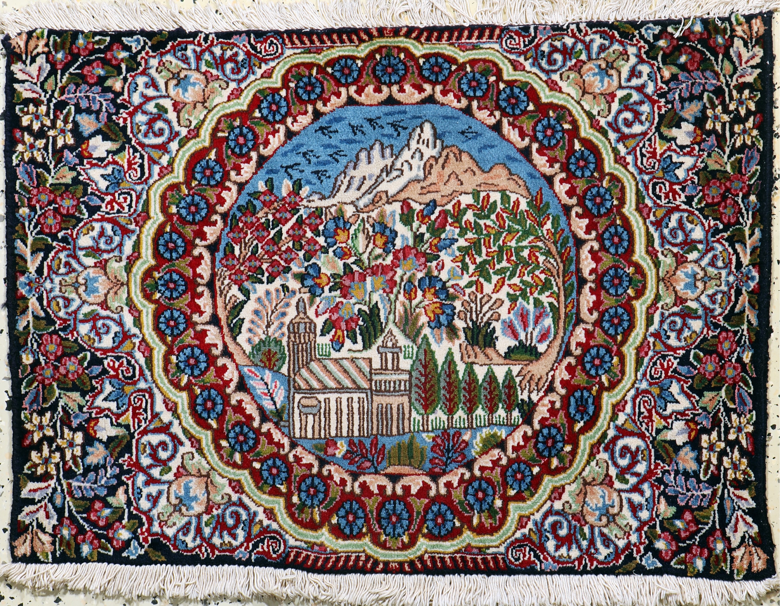 Image 27112402 - Kerman, Persien, Neuwertig, Wolle auf Baumwolle, ca. 86 x 62 cm Schätzpreis: 390, - EUR