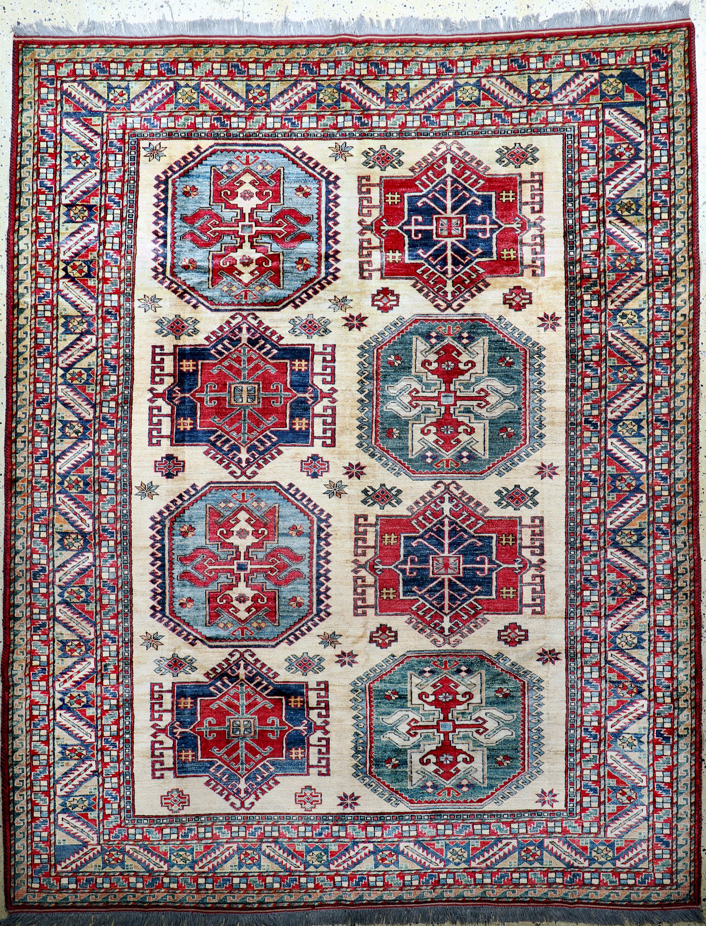 Image 27112413 - Kazak neugeknüpft, Pakistan, Neuwertig, Wolle auf Wolle, ca. 260 x 210 cm ...