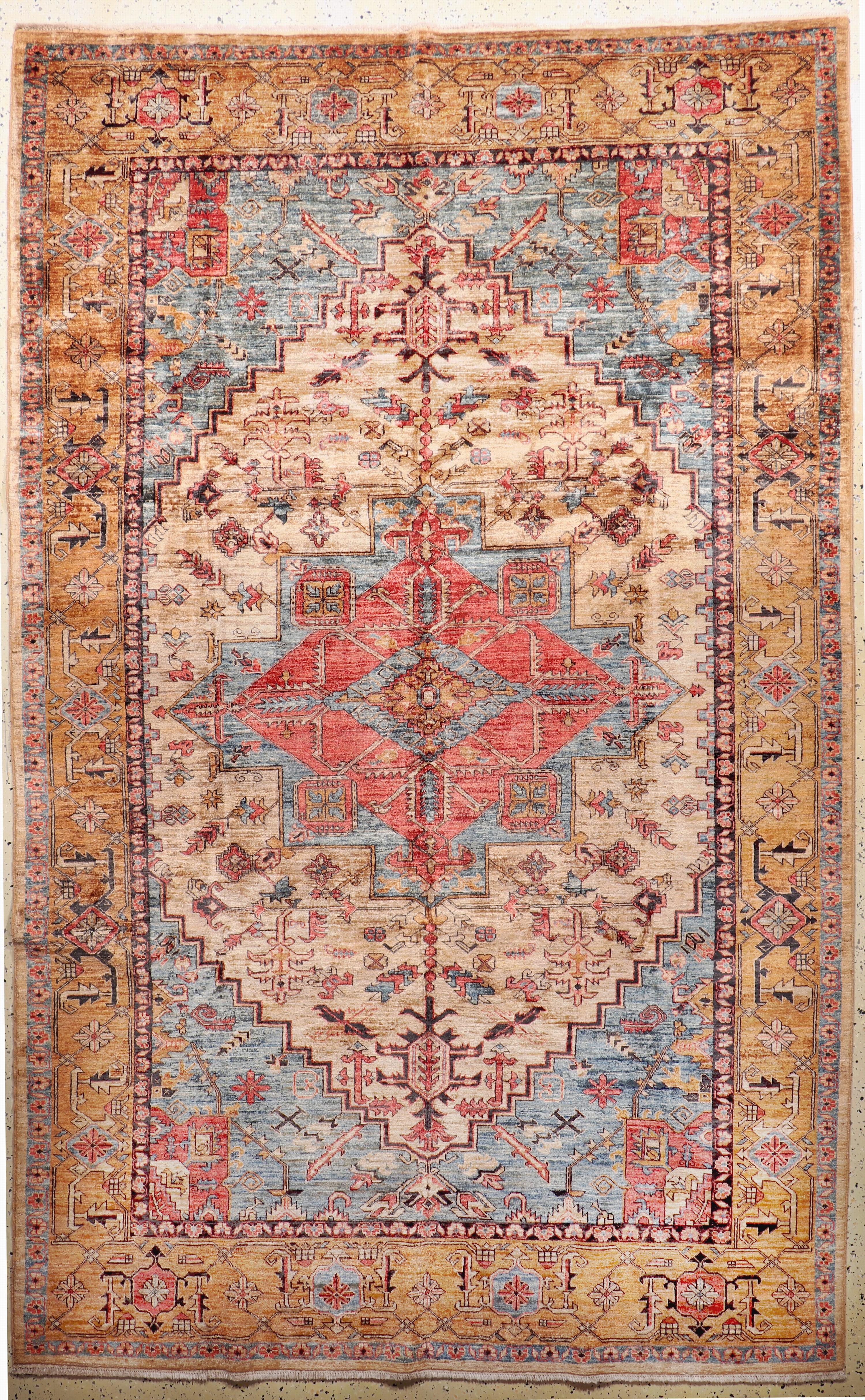 Image 27112425 - Azeri, Persien, Neuwertig, Korkwolle, ca. 320 x 202 cm Schätzpreis: 5900, - EUR