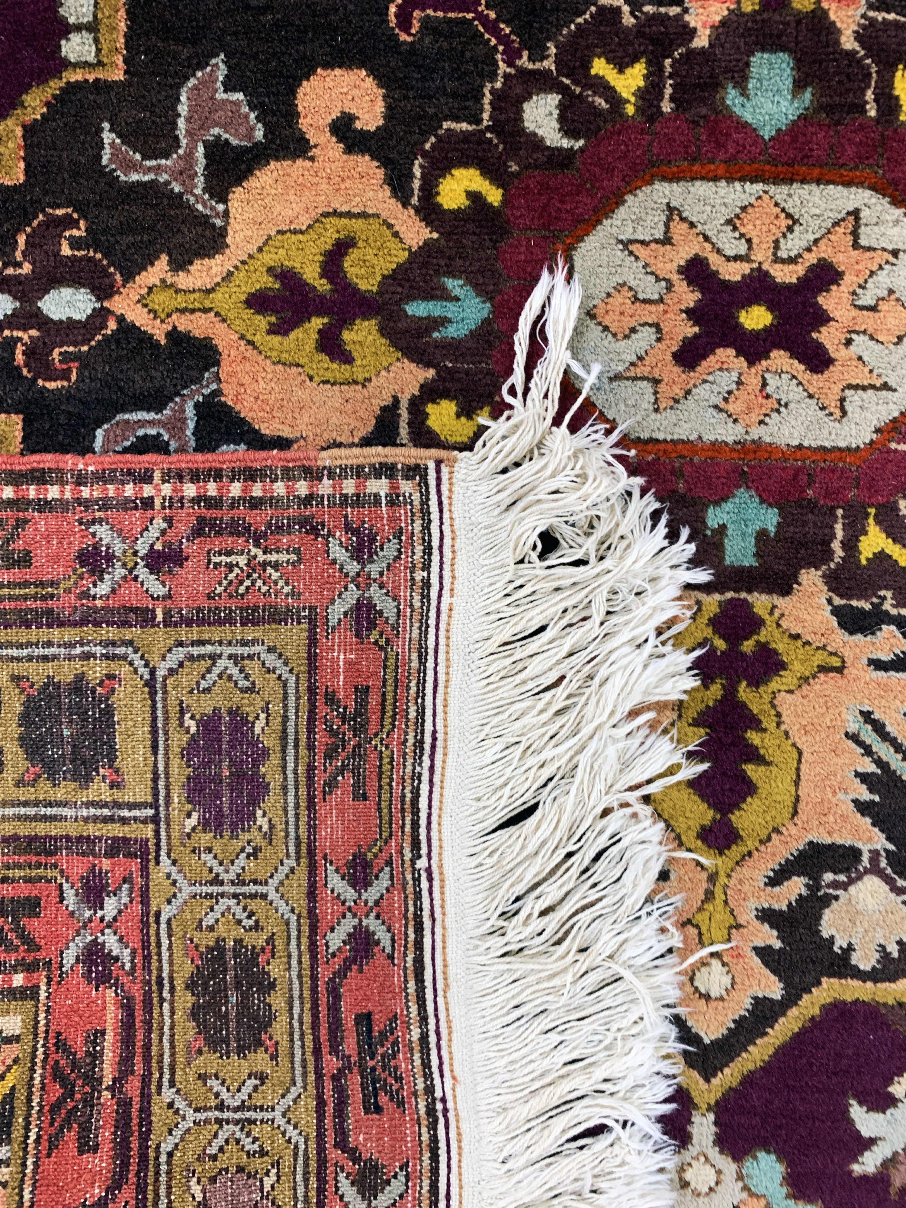 Detail f: Eriwan alt, Rußland, Mitte 20.Jhd, Wolle auf Baumwolle, ca. 230 x 140 cm, EHZ: 2