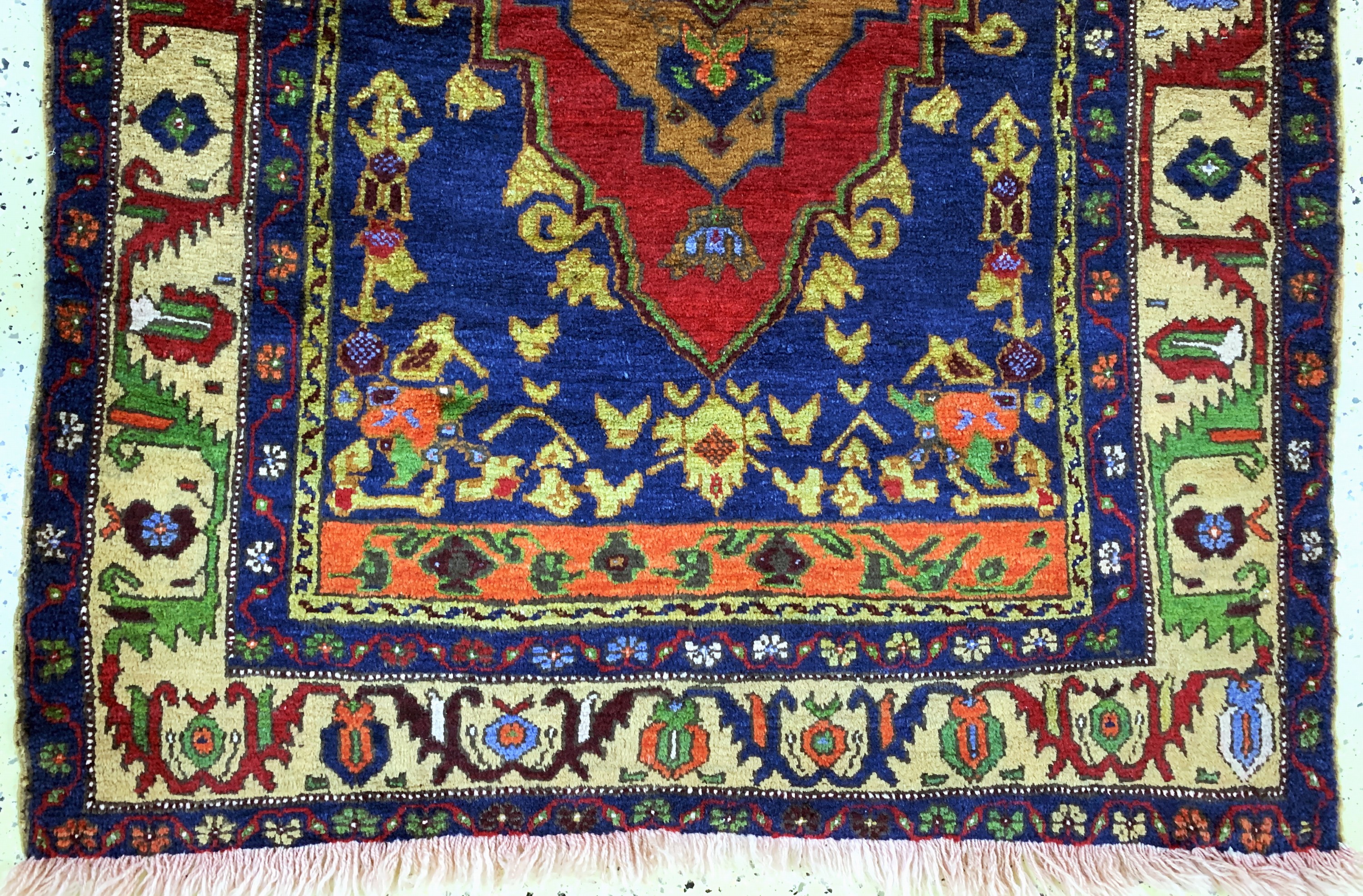 Detail c: Taspinar alt, Türkei, Mitte 20.Jhd, Wolle auf Wolle, ca. 235 x 125 cm, EHZ: 2