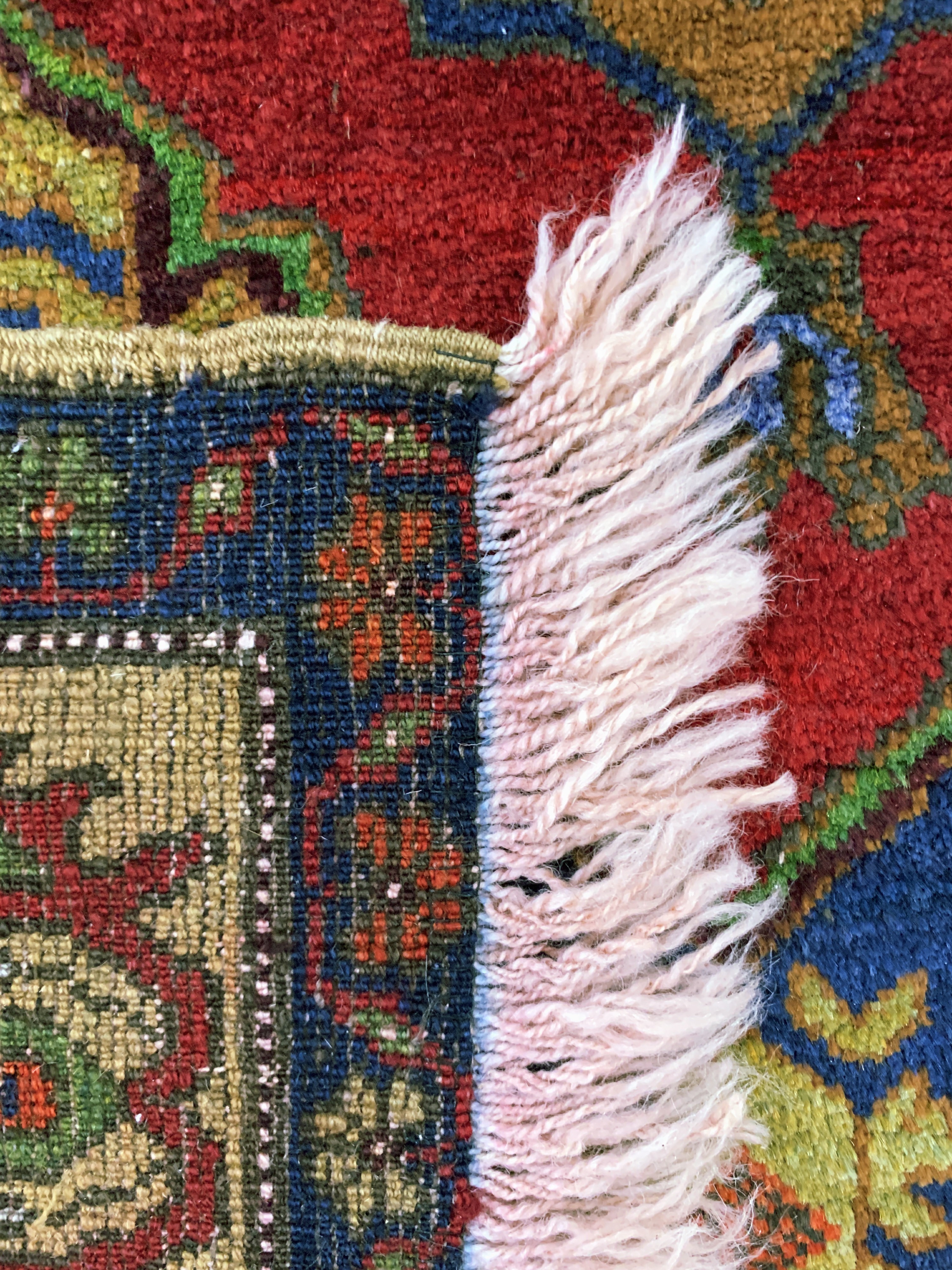 Detail e: Taspinar alt, Türkei, Mitte 20.Jhd, Wolle auf Wolle, ca. 235 x 125 cm, EHZ: 2