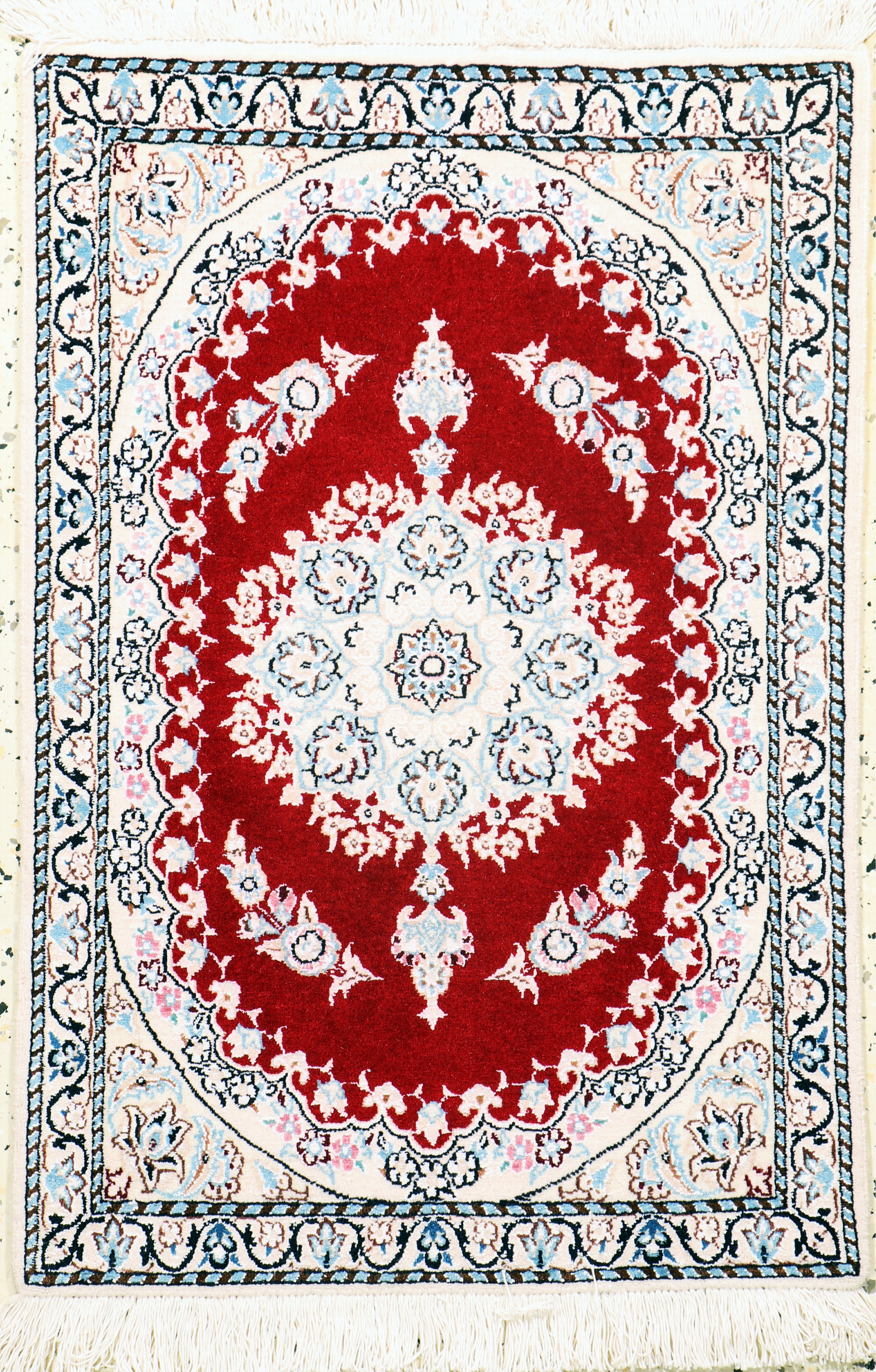 Image 27112433 - Nain fein, Persien, Neuwertig, Wolle auf Baumwolle, ca. 87 x 59 cm Schätzpreis: 450, - ...