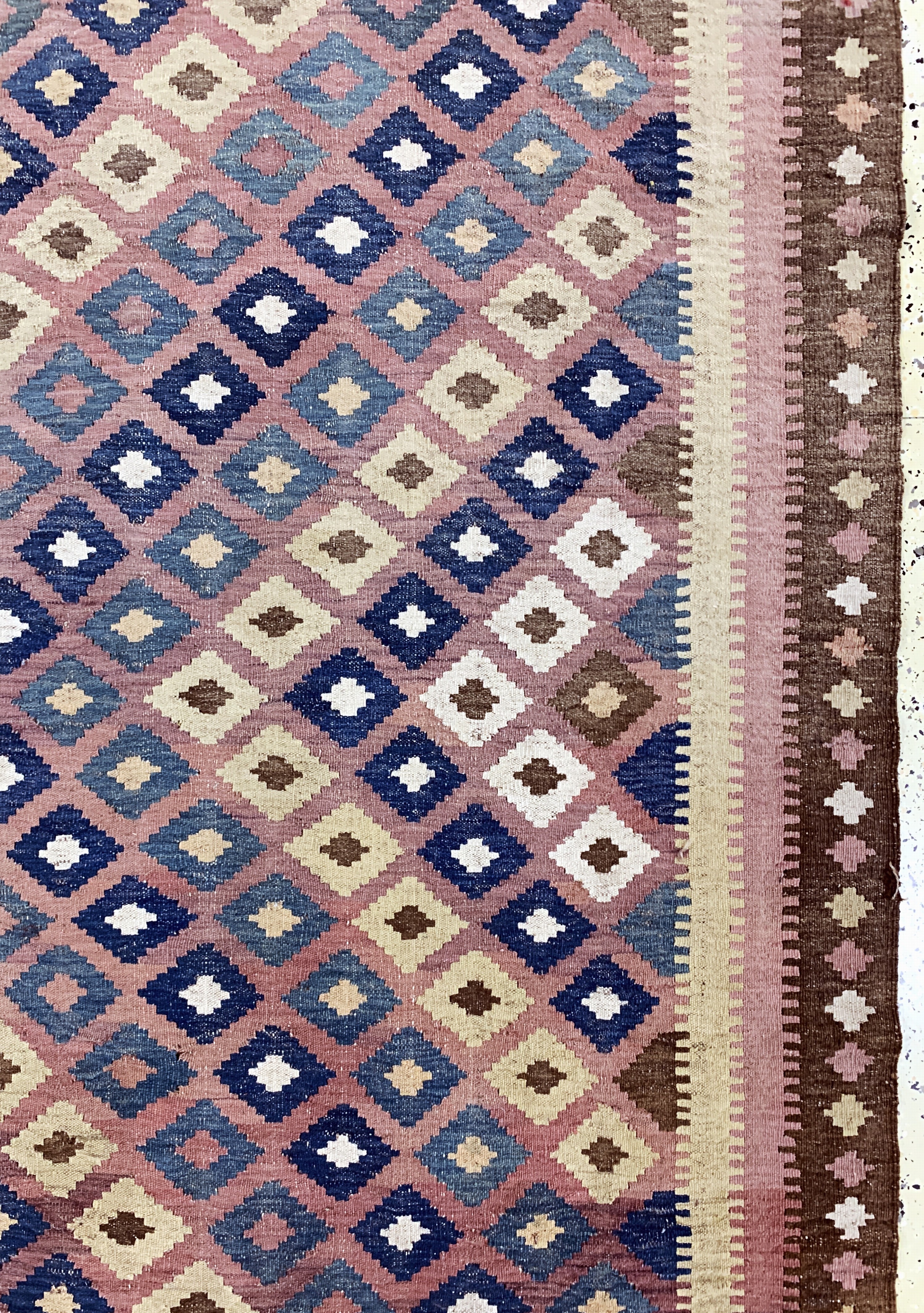 Detail d: Meymaneh Kelim, Afghanistan, Anfang 20.Jhd,Wolle auf Wolle, ca. 438 x 211 cm, EHZ: 2