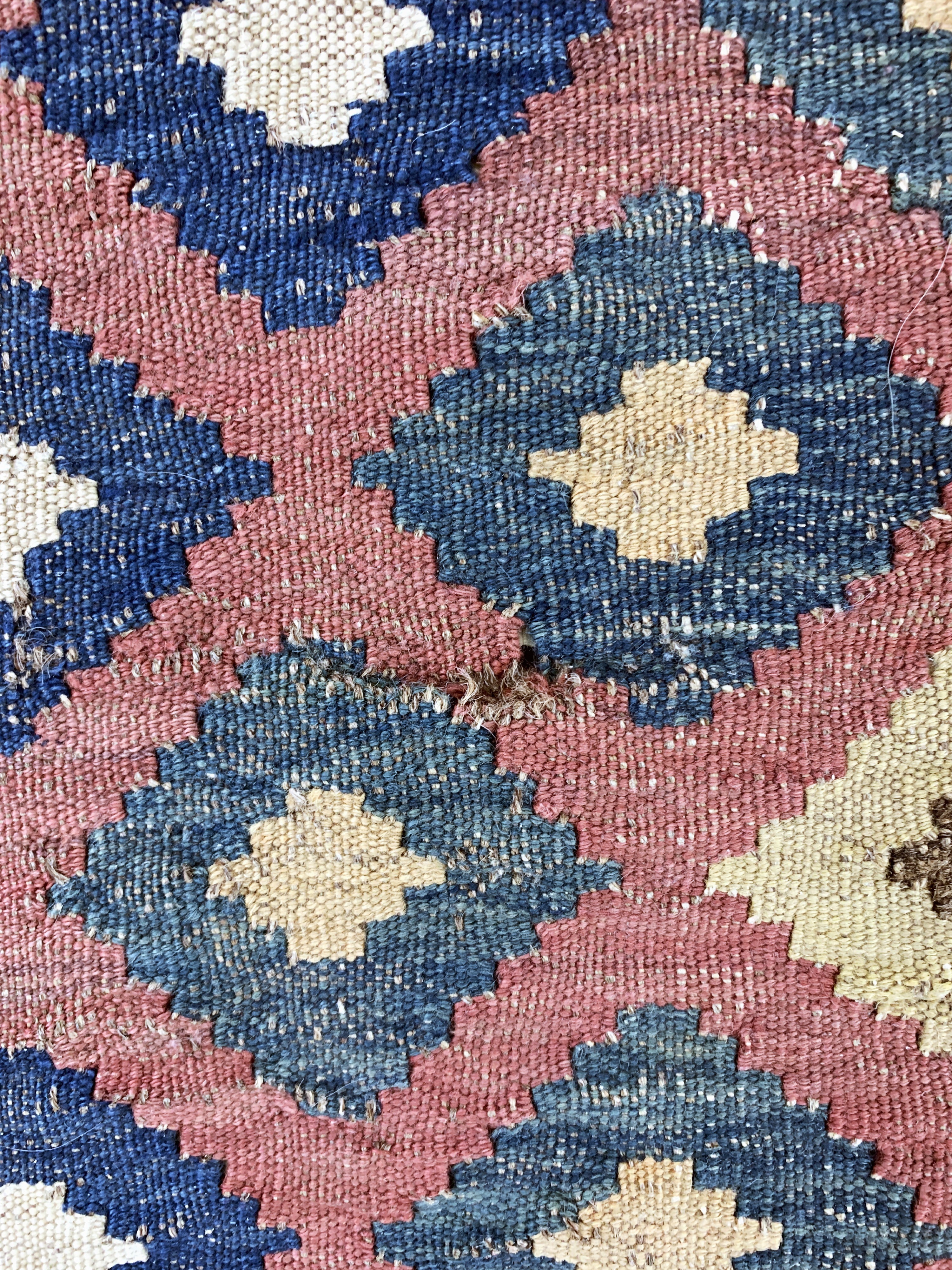 Detail h: Meymaneh Kelim, Afghanistan, Anfang 20.Jhd,Wolle auf Wolle, ca. 438 x 211 cm, EHZ: 2