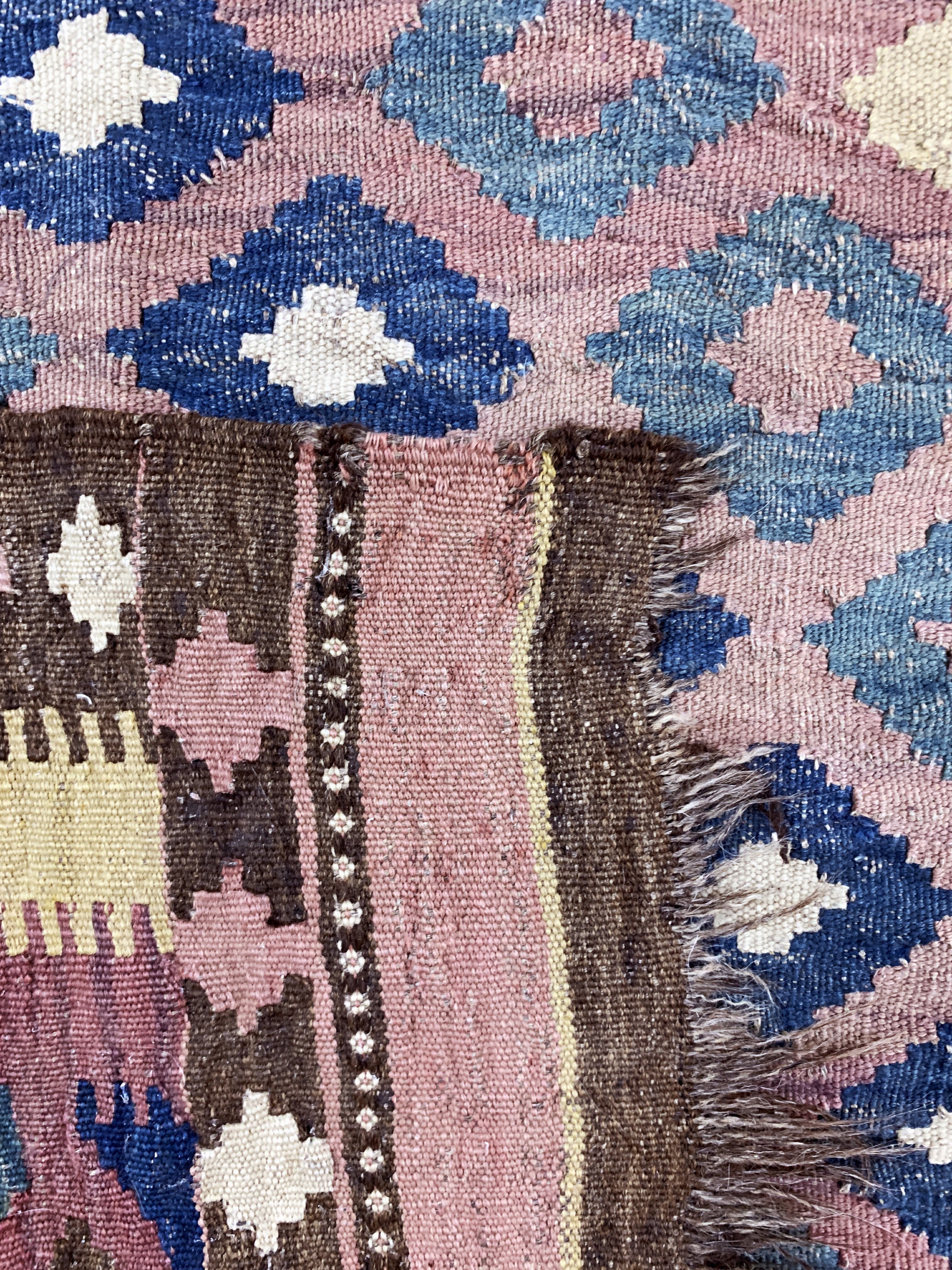 Detail j: Meymaneh Kelim, Afghanistan, Anfang 20.Jhd,Wolle auf Wolle, ca. 438 x 211 cm, EHZ: 2