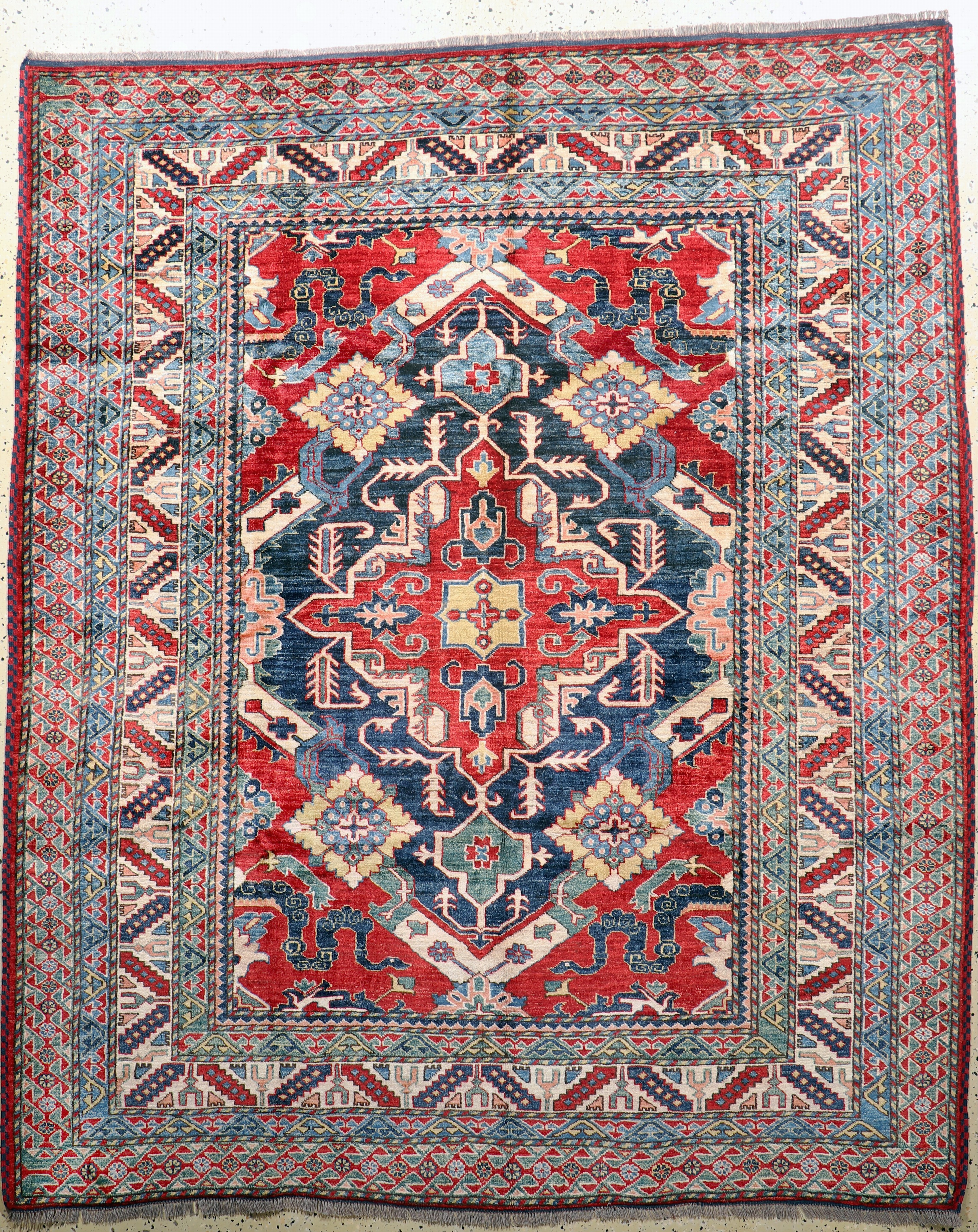 Image 27112443 - Kazak neugeknüpft, Pakistan, Neuwertig, Wolle auf Wolle, ca. 240 x 196 cm ...
