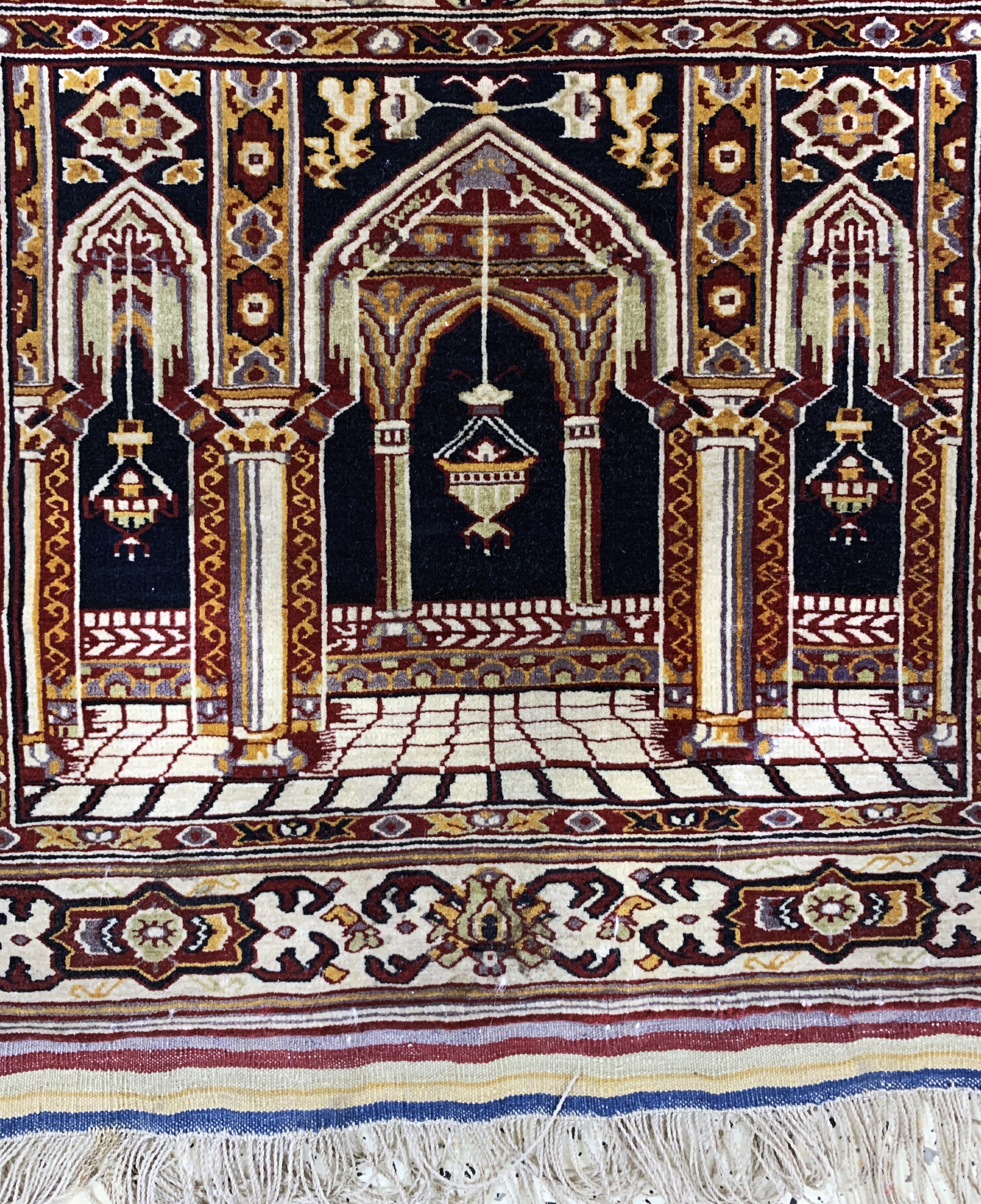 Detail d: Zakini fein alt, Afghanistan, Mitte 20.Jhd,Wolle auf Wolle, ca. 125 x 90 cm, EHZ: 2