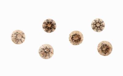 Image Lot loose brilliants, total approx. 1.0 ct Brown/si-p Valuation Price: 800, - EUR