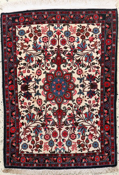 Image Rosenbidjar, Persien, Neuwertig, Wolle auf Baumwolle, ca. 100 x 72 cm Schätzpreis: ...