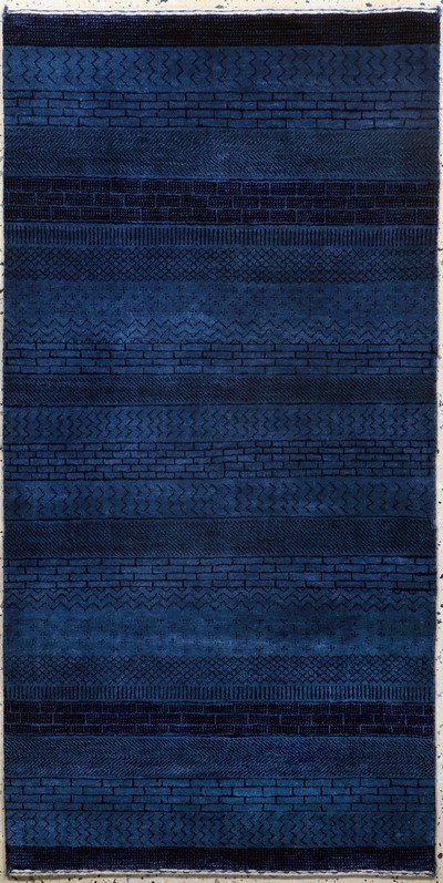 Image Gabbeh fein Loribaft, Indien, Neu, Korkwolle, ca. 147 x 75 cm Schätzpreis: 790, - EUR