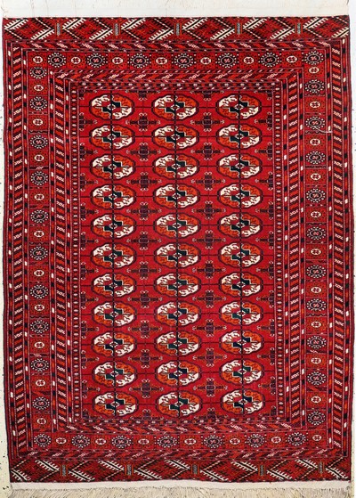 Image Buchara fein, Rußland, Neuwertig, Wolle aufWolle, ca. 190 x 138 cm Schätzpreis: 1250, ...