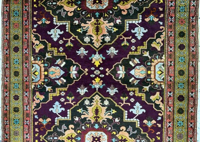 27112429d - Eriwan alt, Rußland, Mitte 20.Jhd, Wolle auf Baumwolle, ca. 230 x 140 cm, EHZ: 2 ...