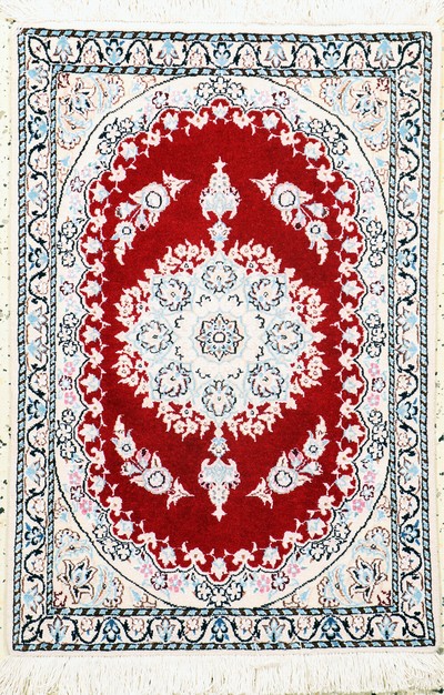 Image Nain fein, Persien, Neuwertig, Wolle auf Baumwolle, ca. 87 x 59 cm Schätzpreis: 450, - ...
