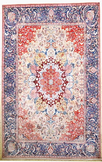 Image Hereke Kork fein, Türkei, Neuwertig, Korkwolle auf Baumwolle, ca. 334 x 210 cm, ...
