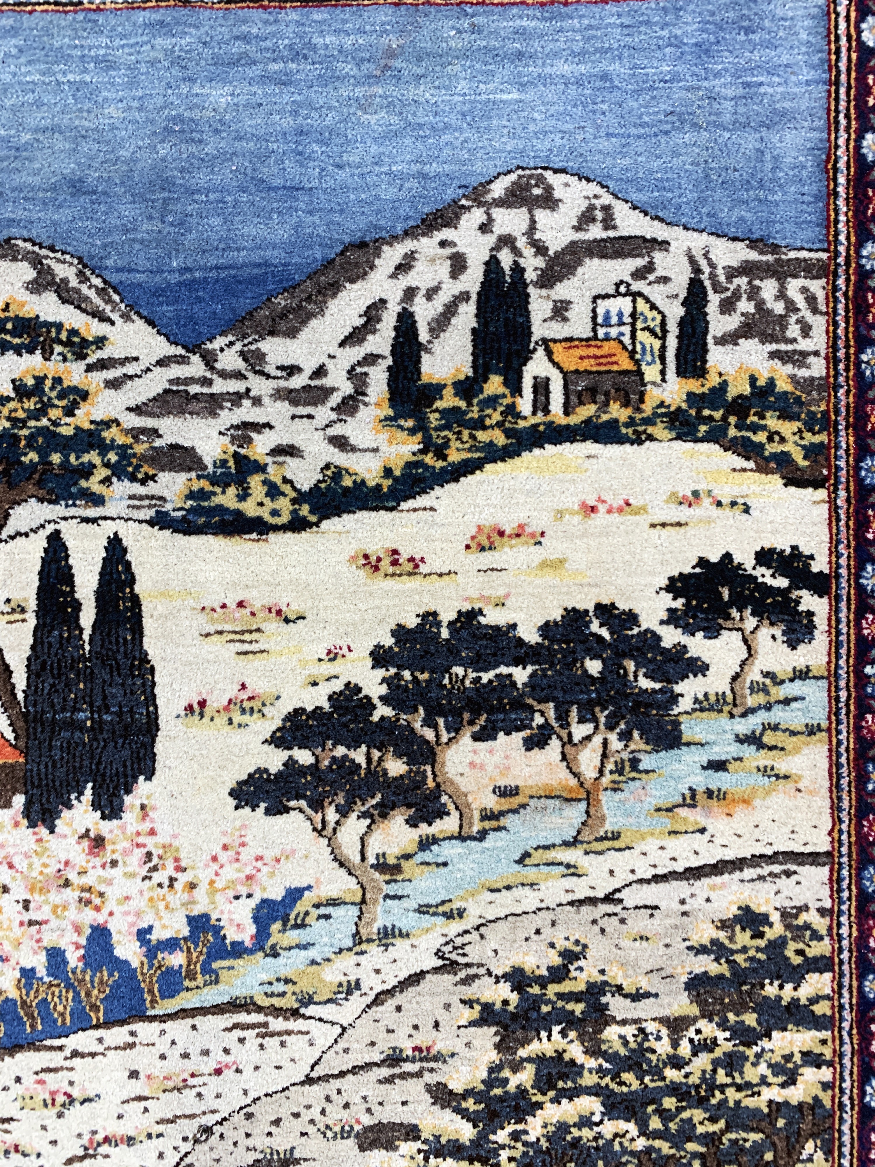 Detail f: Keschan alt, Persien, Anfang 20.Jhd, Wolle auf Baumwolle, ca. 217 x 135 cm, EHZ: 2
