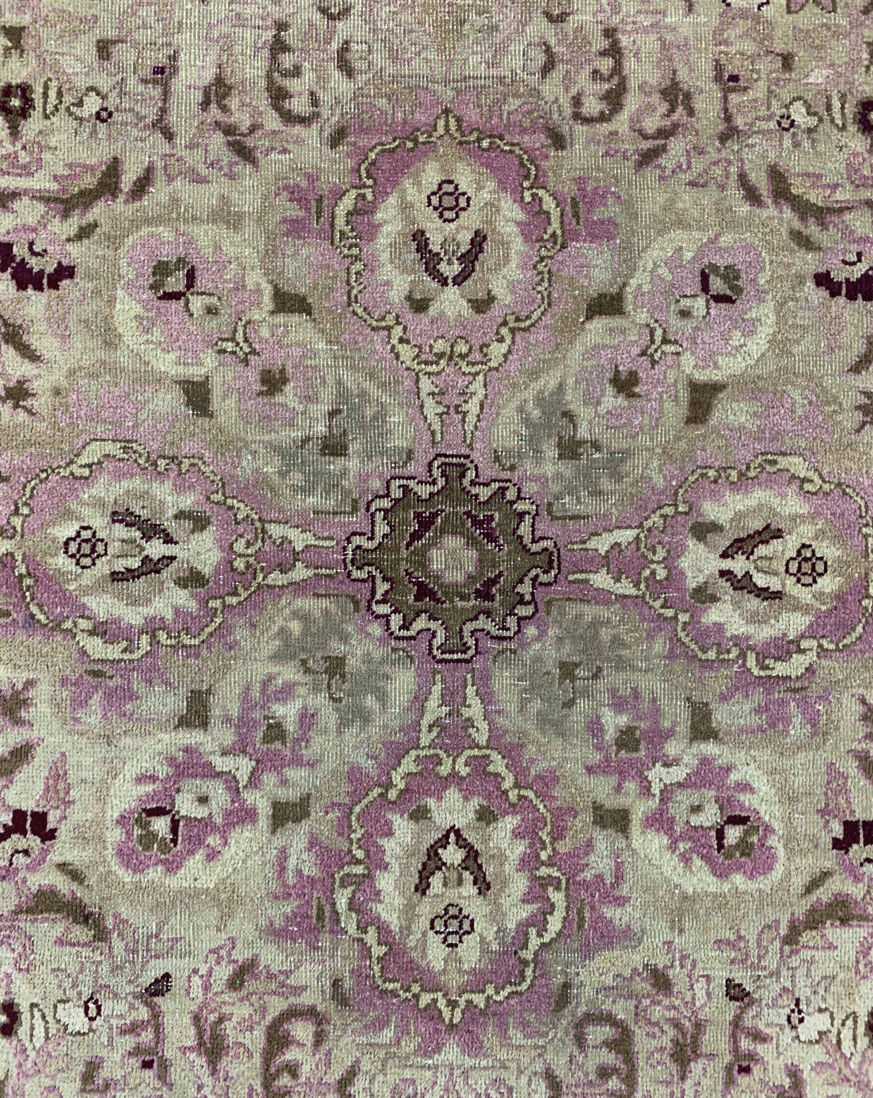 Detail d: Agra antik, Indien, um 1900, Wolle auf Baumwolle, ca. 240 x 125 cm, gereinigt, EHZ: 2